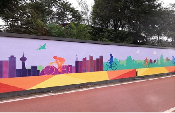 绵阳墙体彩绘-围墙