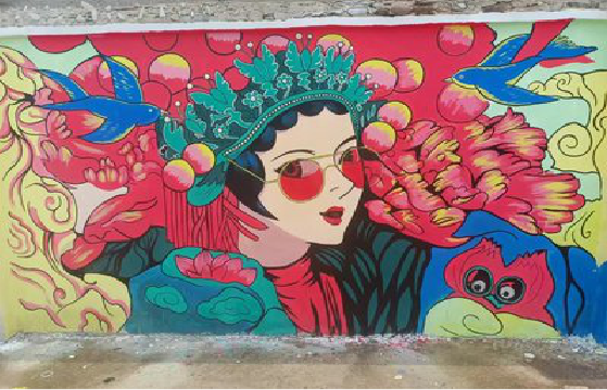 绵阳墙体彩绘-网红墙