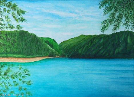 绵阳在墙绘中，如何绘画绿水青山？