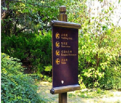 绵阳标识牌与环境之间有什么关系？